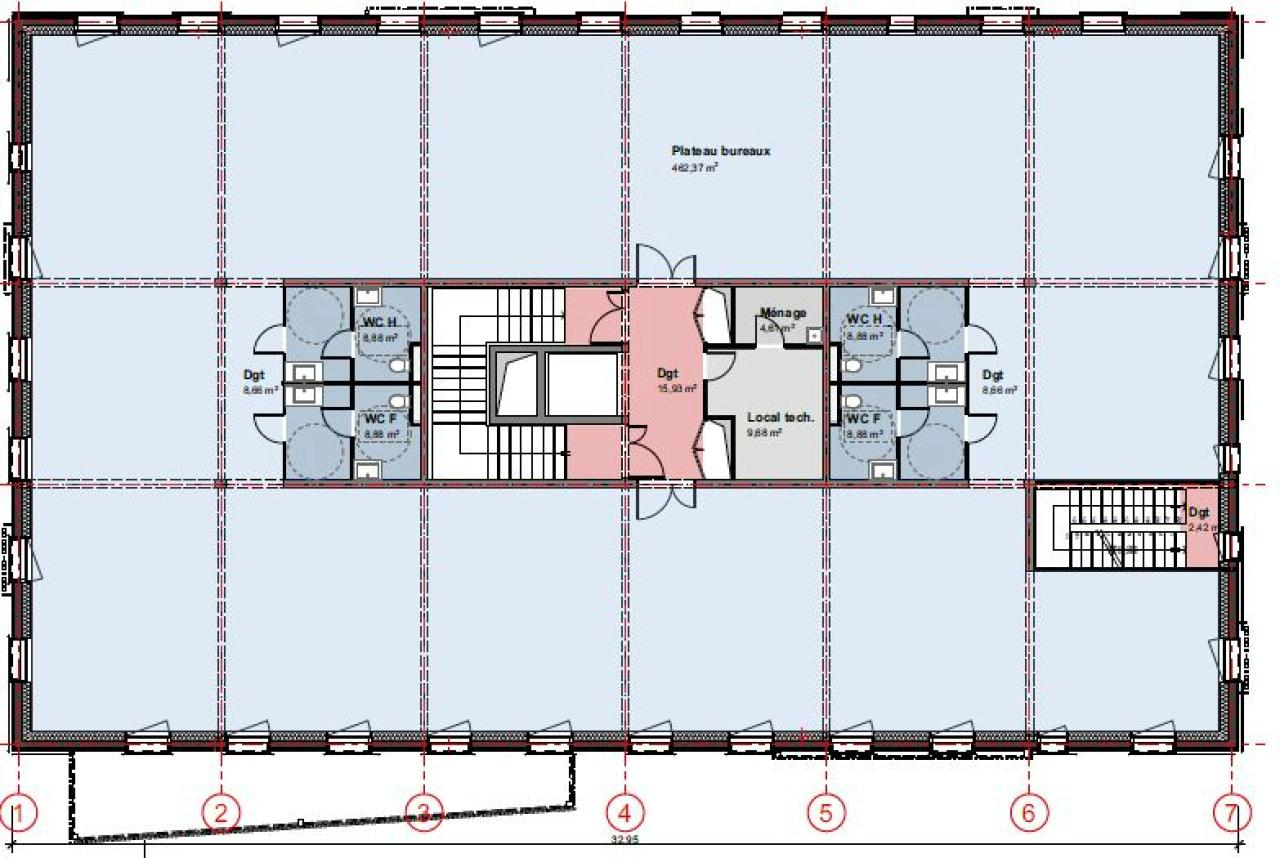 Bureau Tours 2314m² Vente bureau Tours Indre-et-Loire OVBUR2421374 4